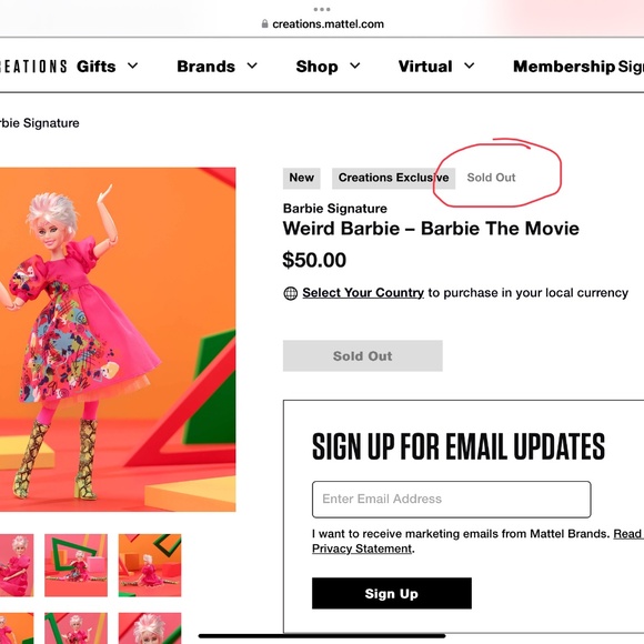 Barbie🩷 Weird Barbie In Original Box Mint Condition❣️ - Picture 6 of 7